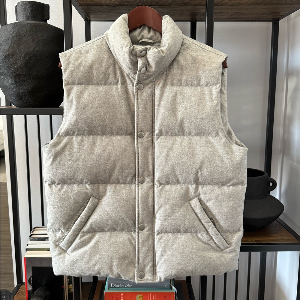 Hudson North Light Gray Puffer Vest